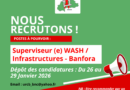 AVIS DE RECRUTEMENT N°01-2026/URCB-SD/RAF